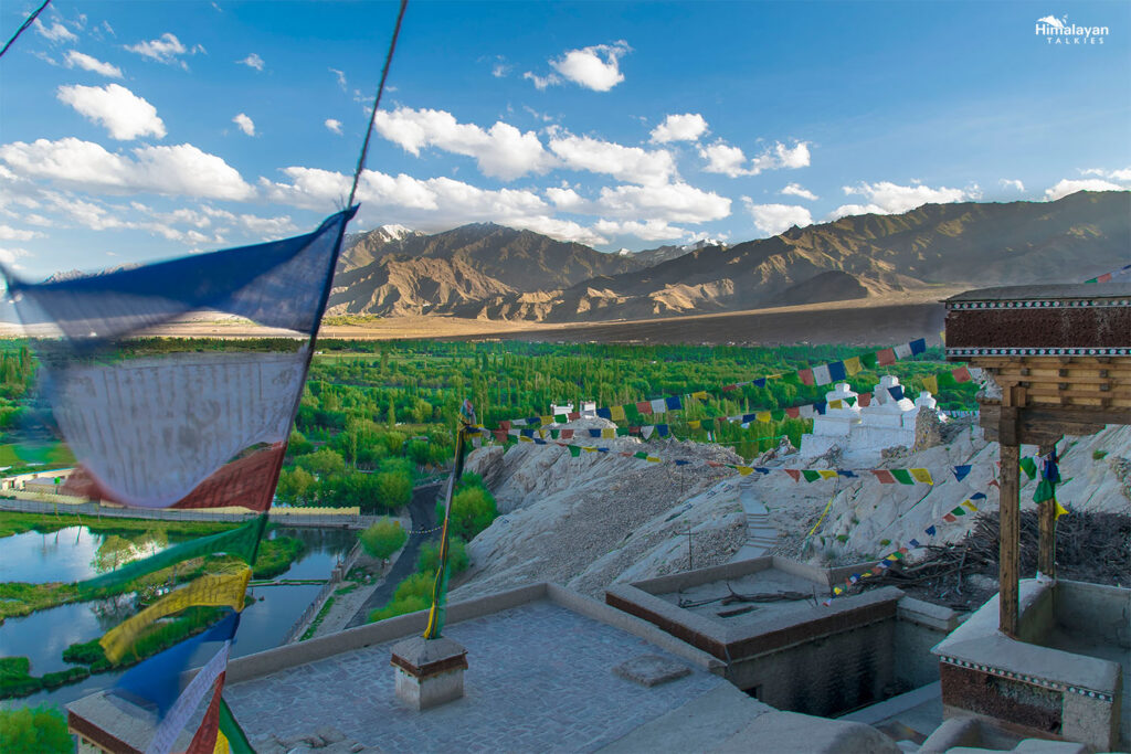 Birds Eye as clicked from Shey Palace, Leh